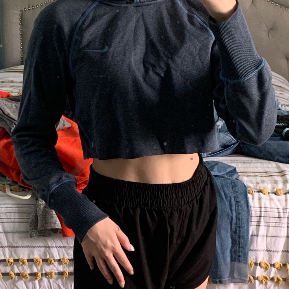 Size small cropped nike hoodie